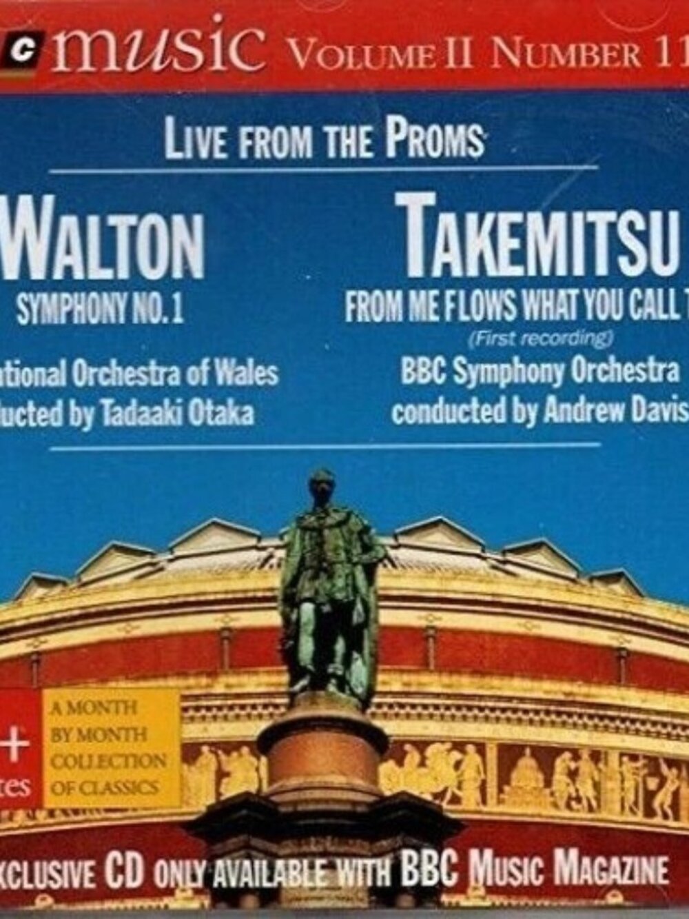 William Walton Taru Takemitsu BBC CD live recordings like new
